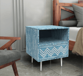 Gharaana Bedsides Verve Wooden Bedside Table